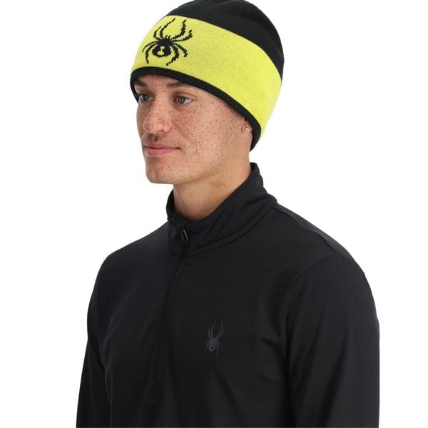 Czapka zimowa Spyder Shelby. Czarne czapki i kapelusze damskie Spyder, na zimę, bez wzorów, sportowe. Za 149.99 zł.