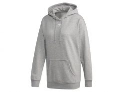 Bluza damska ADIDAS HOODIE 34. Szare bluzy damskie Adidas, bez wzorów, z bawełny, bez kaptura. Za 229.00 zł.