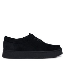 Półbuty Clarks. Czarne półbuty na co dzień męskie Clarks, bez zapięcia. Za 479.99 zł.