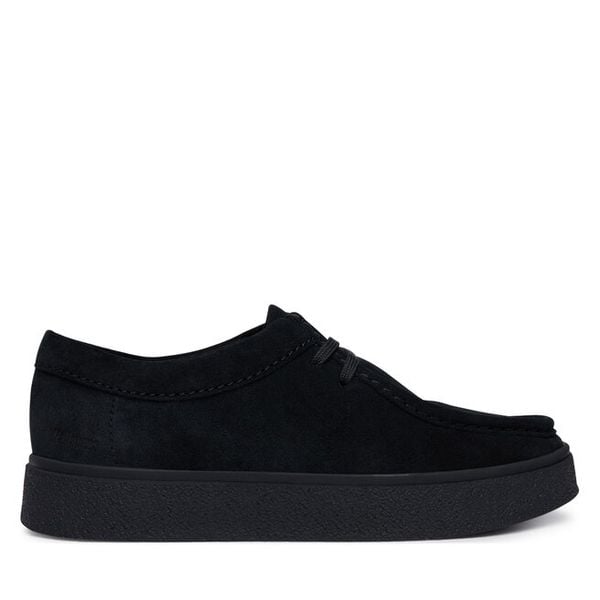Półbuty Clarks. Czarne półbuty na co dzień męskie Clarks, bez zapięcia. Za 410.99 zł.