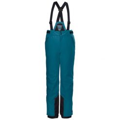 Spodnie dziecięce Killtec 37258 KSW 77 GRLS SKI PNTS. Niebieskie buty zimowe dziewczęce KILLTEC, bez wzorów, bez zapięcia. W wyprzedaży za 149.99 zł.