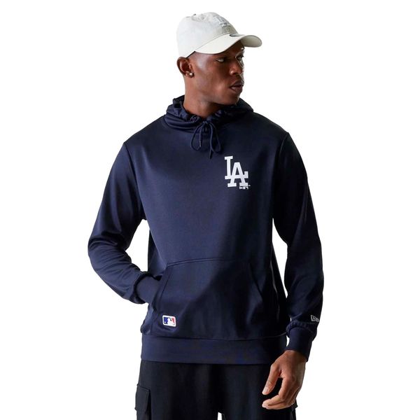 New Era Mlb Essentials Bluza Z Kapturem Losdod Dorośli. Niebieskie bluzy męskie New Era, l, bez wzorów, z materiału, z kapturem. Za 245.99 zł.