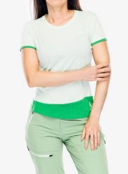 Koszulka szybkoschnąca damska Vaude Sveit Shirt. Zielone t-shirty damskie Vaude, xs, bez wzorów, z materiału, klasyczne, bez kołnierzyka. Za 120.99 zł.