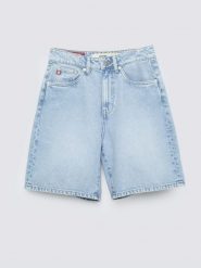 Szorty damskie jeansowe niebieskie Selene 101. Niebieskie szorty damskie Big Star, na lato, s, bez wzorów, z bawełny, eleganckie, z podwyższonym stanem. Za 159.99 zł.