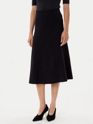 BOSS Spódnica trapezowa Vicena 50548111 Czarny Regular Fit. Czarne spódnice damskie Boss, bez wzorów, z wełny, trapezowe. Za 829.99 zł.