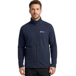 Bluza turystyczna męska Jack Wolfskin Jamari. Niebieskie bluzy sportowe męskie Jack Wolfskin, m, bez wzorów, z poliesteru, bez kaptura, trekkingowe. Za 388.64 zł.
