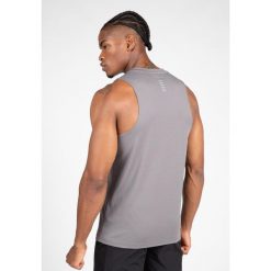 Easton Top bez rękawów - Szary. Szare buty sportowe męskie GORILLA WEAR, bez zapięcia, na fitness i siłownię. Za 178.00 zł.