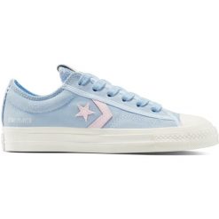Buty sportowe damskie Converse Star Player 76 Colorful Suede. Niebieskie obuwie sportowe damskie Converse, bez wzorów, z zamszu. Za 390.00 zł.