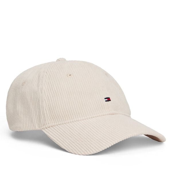 Czapka z daszkiem Tommy Hilfiger. Białe czapki i kapelusze męskie Tommy Hilfiger, bez wzorów. Za 129.99 zł.
