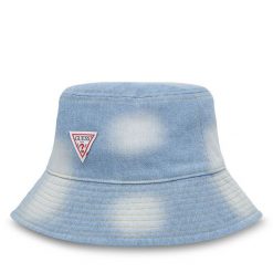 Kapelusz Guess. Niebieskie czapki i kapelusze damskie Guess, z aplikacjami. Za 119.99 zł.