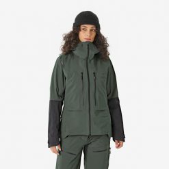 Kurtka skiturowa damska Wedze Wilder. Brązowe kurtki sportowe damskie SIMOND, na zimę, m, bez wzorów, z materiału, bez kaptura, narciarskie. Za 849.99 zł.