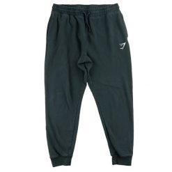 Second life - Spodnie dresowe męskie oversize czarne - Stan bardzo dobry. Czarne spodnie sportowe męskie GYMSHARK, l, bez wzorów, z dresówki, do biegania. Za 106.46 zł.
