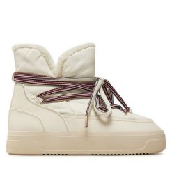 Śniegowce Tommy Hilfiger. Brązowe śniegowce i trapery damskie Tommy Hilfiger. Za 419.99 zł.