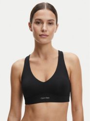 Calvin Klein Performance Biustonosz sportowy LVGWF5K147 Czarny. Czarne koszulki sportowe damskie Calvin Klein Performance, l, bez wzorów, z syntetyku, bez kołnierzyka, bez ramiączek, na fitness i siłownię. Za 229.99 zł.