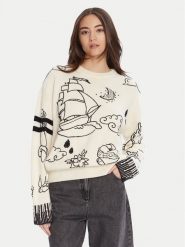 PINKO Sweter Andros 105427 A2PK Écru Regular Fit. Swetry damskie Pinko, s, bez wzorów, z wełny, bez kołnierzyka, bez ramiączek, bez kaptura. Za 1,429.00 zł.
