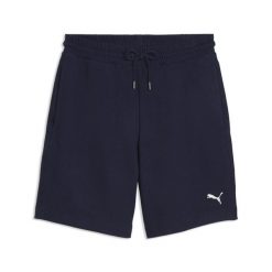 Męskie szorty Essentials Elevated Material o luźnym kroju PUMA. Czarne krótkie spodenki sportowe męskie Puma, m, bez wzorów, z bawełny. Za 179.00 zł.