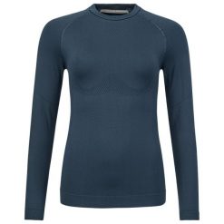 Koszulka z długim rękawem damska FLEX Seamless LS. Niebieskie t-shirty damskie Head, l, bez wzorów, z dzianiny, sportowe, bez kołnierzyka. Za 271.00 zł.