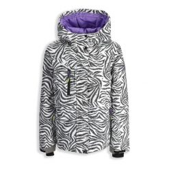 Kurtka narciarska dziewczęca z membraną Thermotex Lemon Explore ZL6. Białe kurtki i płaszcze dla dziewczynek LEMON explore, na zimę, bez wzorów, z materiału, długie, z kapturem. Za 349.90 zł.