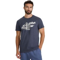 Koszulka męska 4F M3132 średni szary melanż 4FWAW25TTSHM3132 24M. Szare koszulki sportowe męskie 4f, m, bez wzorów, bez kołnierzyka, bez ramiączek. Za 44.90 zł.