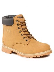 Fila Trapery Maverick Mid FFW0219.70010 Żółty. Żółte śniegowce i trapery damskie Fila, ze skóry. Za 279.99 zł.