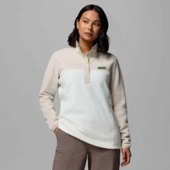 Bluza Columbia Benton Springs 1/2 Snap P Różowa. Czerwone bluzy damskie Columbia, xl, bez wzorów, bez kaptura. Za 149.00 zł.