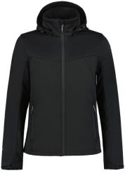 Icepeak vyriška softshell striukė BIGGS, juoda. Kurtki męskie Icepeak, m, bez wzorów, z softshellu, bez kaptura. Za 217.83 zł.