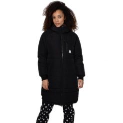 Damska wodoodporna kurtka outdoorowa Protest Adorey. Czarne kurtki damskie Protest, na zimę, bez wzorów, bez kaptura. Za 797.50 zł.