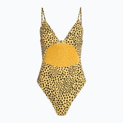 Strój kąpielowy jednoczęściowy damski Billabong La Playa Kaia multi 2. Żółte kostiumy jednoczęściowe damskie Billabong, s, bez wzorów, z elastanu, do pływania. Za 299.99 zł.
