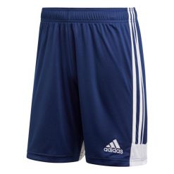 Krótkie spodenki piłkarskie adidas Tastigo 19 Męskie. Białe krótkie spodenki sportowe męskie Adidas, m, bez wzorów, do piłki nożnej. Za 77.00 zł.