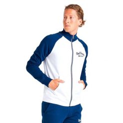 Bluza z bawełna z zamek błyskawiczny na siłownia. Białe bluzy męskie LEONE 1947 APPAREL, bez wzorów, z bawełny, bez kaptura. W wyprzedaży za 212.61 zł.