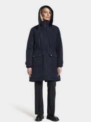 Didriksons Parka Lene 504261 Granatowy Relaxed Fit. Niebieskie kurtki damskie Didriksons, bez wzorów, z syntetyku, bez kaptura. Za 1,499.00 zł.