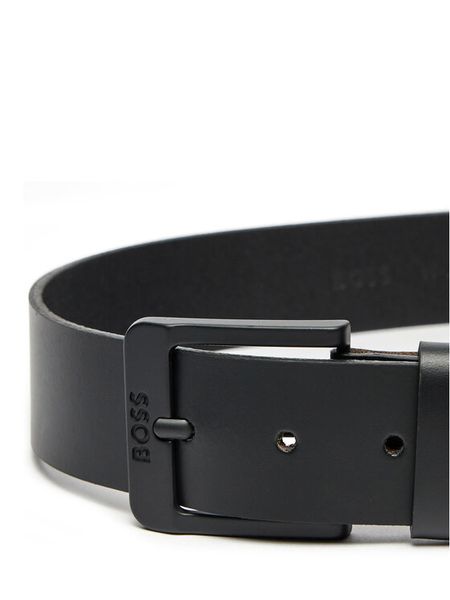 BOSS Pasek Jemio-B 50522574 Czarny. Czarne paski damskie Boss, bez wzorów. Za 279.99 zł.