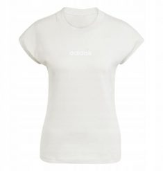Adidas T-shirt adidas W Essentials Linear JC5819. T-shirty damskie Adidas, bez wzorów, bez kołnierzyka. Za 70.18 zł.