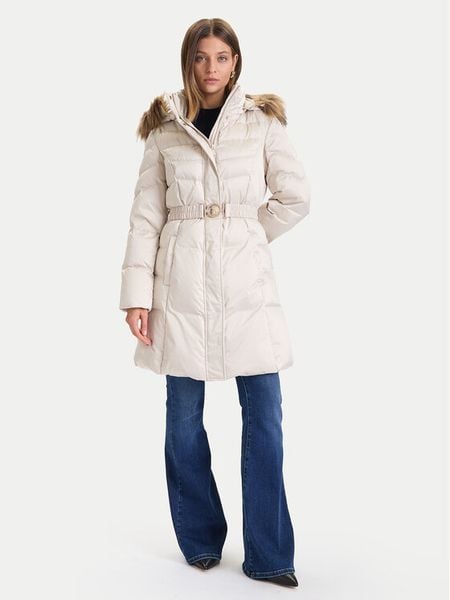 Guess Kurtka puchowa W5BL30 W2802 Écru Regular Fit. Kurtki damskie Guess, xxl, z aplikacjami, z puchu, bez kaptura. Za 1,299.00 zł.