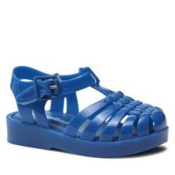 Sandały Melissa. Niebieskie sandały dziewczęce Melissa, bez zapięcia. Za 149.99 zł.