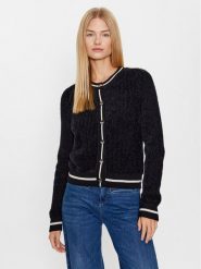 Liu Jo Sport Kardigan TF3225 MA85N Czarny Regular Fit. Czarne kardigany damskie Liu Jo Sport, xl, bez wzorów, z syntetyku, sportowe. Za 399.99 zł.