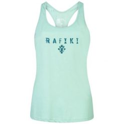 Damski tank top Rafiki Babsi. Niebieskie koszulki sportowe damskie Rafiki, bez wzorów, sportowe, bez kołnierzyka. Za 218.30 zł.