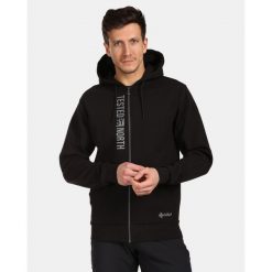 Męska bawełniana bluza Kilpi AVILA-M. Czarne bluzy męskie Kilpi, m, bez wzorów, z bawełny, bez kaptura. Za 241.31 zł.