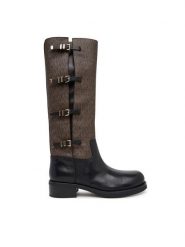 MICHAEL Michael Kors Kozaki Darrington 40F5DTFB7L Czarny. Czarne kozaki damskie MICHAEL Michael Kors, ze skóry, bez obcasa, na płaskiej podeszwie. Za 1,579.00 zł.