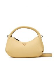 Guess Torebka Gilda Mini HWZG97 47730 Żółty jasny. Żółte torebki do ręki damskie Guess, z aplikacjami, ze skóry, bez dodatków. Za 494.99 zł.