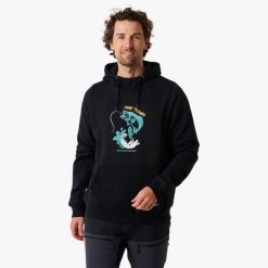 Bluza z kapturem Męska Swedemount Forest Hood. Czarne bluzy męskie SWEDEMOUNT, m, bez wzorów, z kapturem. Za 199.99 zł.