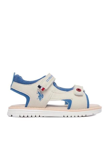 U.S. Polo Assn. Sandały EO-GARDA003K/6Y1 Szary jasny. Szare sandały chłopięce U.S. Polo Assn., bez zapięcia. Za 169.99 zł.
