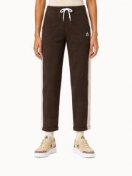 Spodnie damskie Le Coq Sportif Heritage. Brązowe spodnie sportowe damskie le coq sportif, m, bez wzorów, z materiału, na fitness i siłownię. Za 362.00 zł.