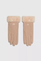 Ocieplane rękawiczki. Rękawiczki damskie MOODO, bez wzorów, z poliesteru. W wyprzedaży za 25.99 zł.