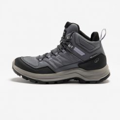 Buty turystyczne damskie Quechua MH100 wodoodporne. Brązowe obuwie sportowe damskie QUECHUA, przed kolano, trekkingowe. Za 269.99 zł.