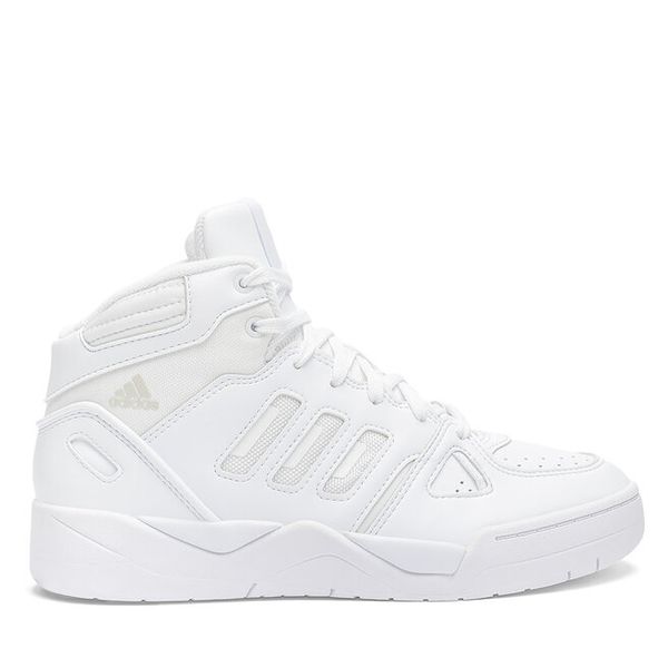 Sneakersy adidas. Białe trampki i tenisówki chłopięce Adidas, bez wzorów, bez zapięcia. Za 239.99 zł.
