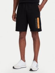 EA7 Emporio Armani Szorty sportowe 7M002421 AF13512 UC001 Czarny Slim Fit. Czarne krótkie spodenki sportowe męskie EA7 Emporio Armani, m, bez wzorów, z bawełny. Za 399.99 zł.