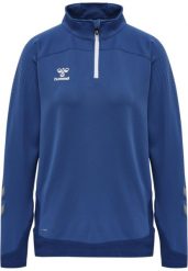 Damska bluza dresowa half zip Hummel Lead. Niebieskie bluzy damskie Hummel, xs, bez wzorów, z dresówki, bez kaptura. Za 157.65 zł.