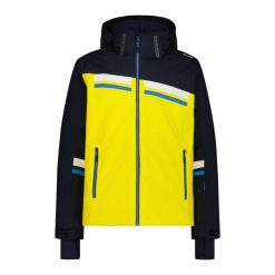 Kurtka narciarska męska CMP 35W0017 Zip Hood. Białe kurtki snowboardowe męskie CMP, m, bez wzorów, bez kaptura, narciarskie. Za 629.99 zł.