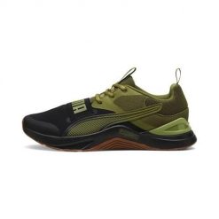 Buty do chodzenia męskie Puma Prospect Neo Force. Czarne buty sportowe męskie Puma, z materiału, bez zapięcia, do biegania. W wyprzedaży za 239.00 zł.